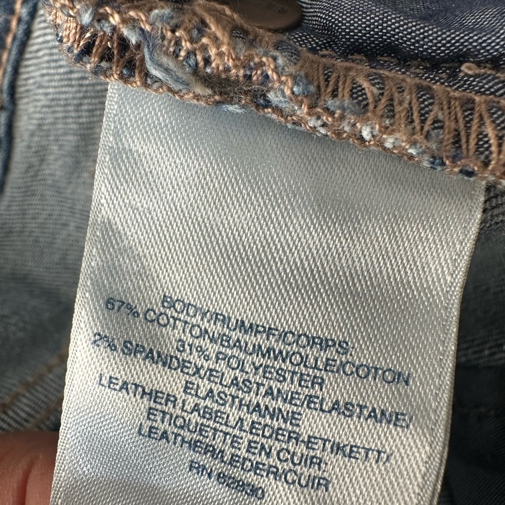 Lands’ End Mid Rise Bootcut Jeans 16 - Picture 4 of 6